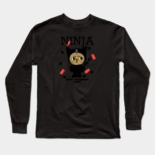 Ninja cat Long Sleeve T-Shirt